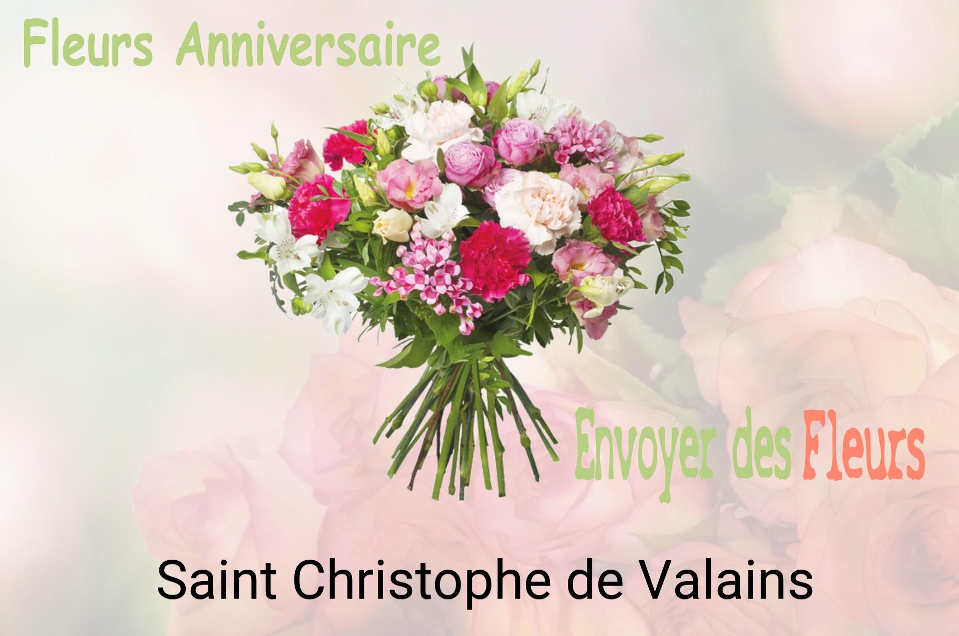 Bouquet de fleurs d’anniversaire livré à Saint-Christophe-de-Valains