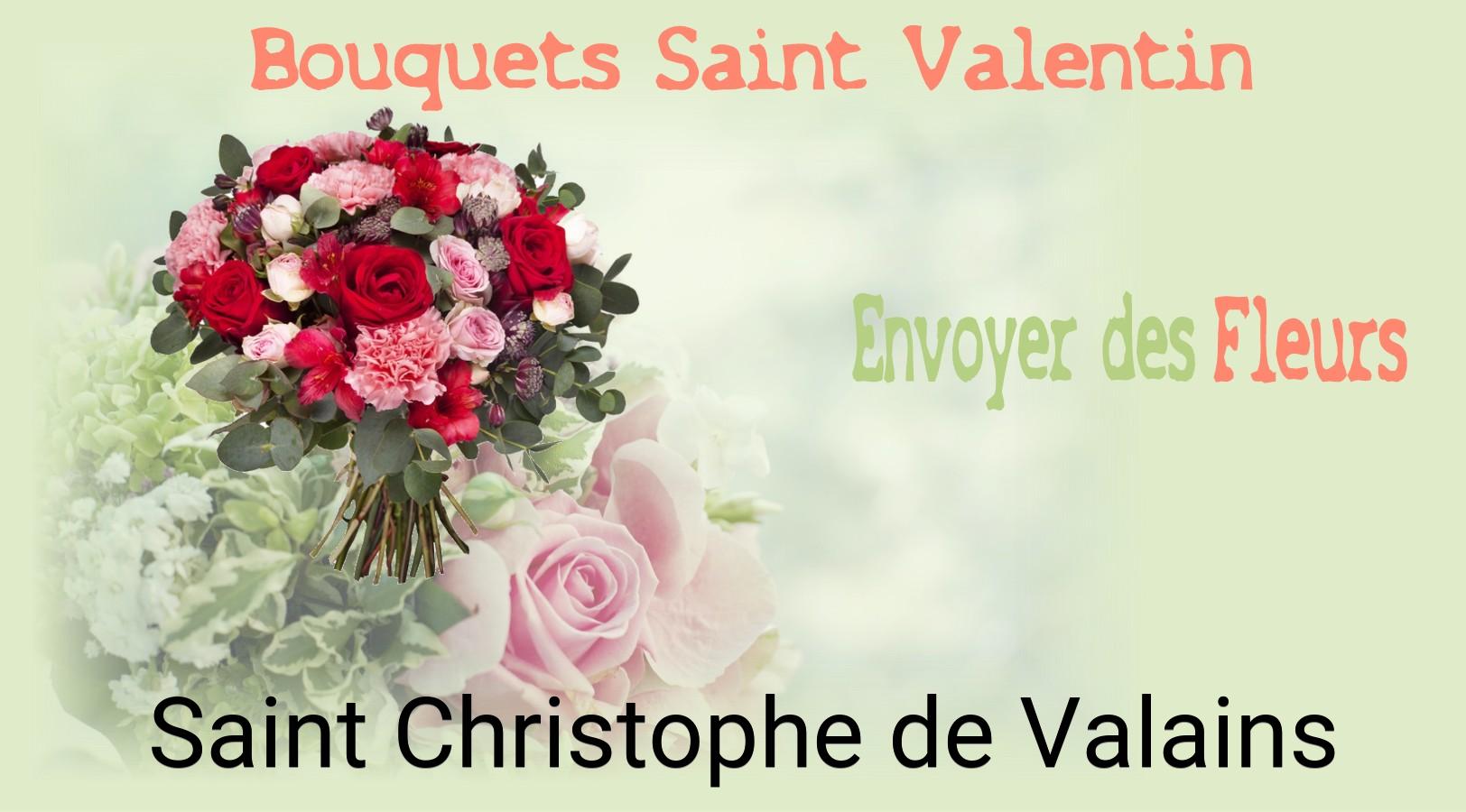 Roses de Saint-Valentin livrées à Saint-Christophe-de-Valains